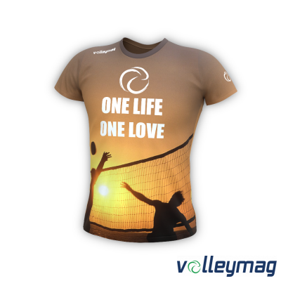 Футболка ігрова чоловіча VOLLEYMAG ONE LIFE ONE LOVE M42 - 10429