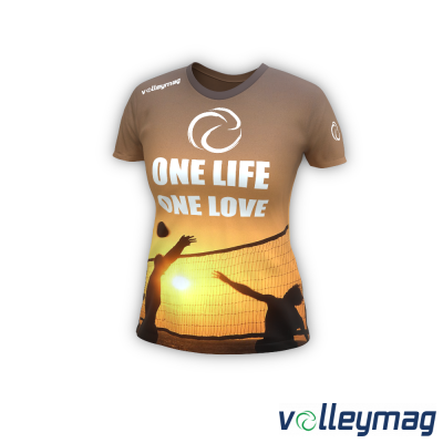 Футболка ігрова жіноча VOLLEYMAG ONE LIFE ONE LOVE VM0103W42 - 10434