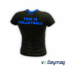 Футболка ігрова чоловіча VOLLEYMAG Volley Text VM0141M44 - 10555