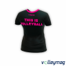 Футболка ігрова жіноча VOLLEYMAG Volley Text VM0103W44 - 10567