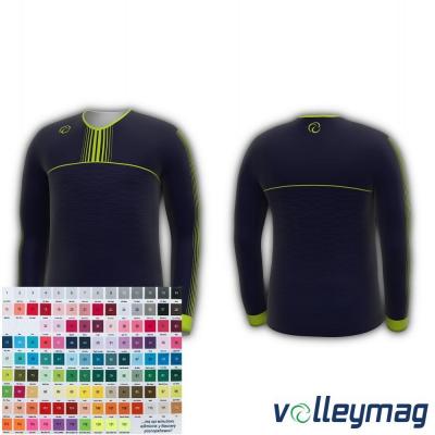 Велофутболка з довгим рукавом без застібки VOLLEYMAG VM2605U73 - 15846